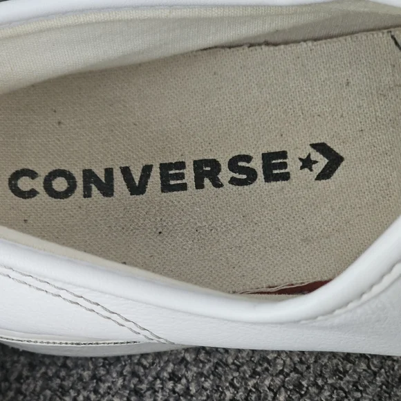 Jack Purell Converse White Leather Sneakers - Picture 8 of 8